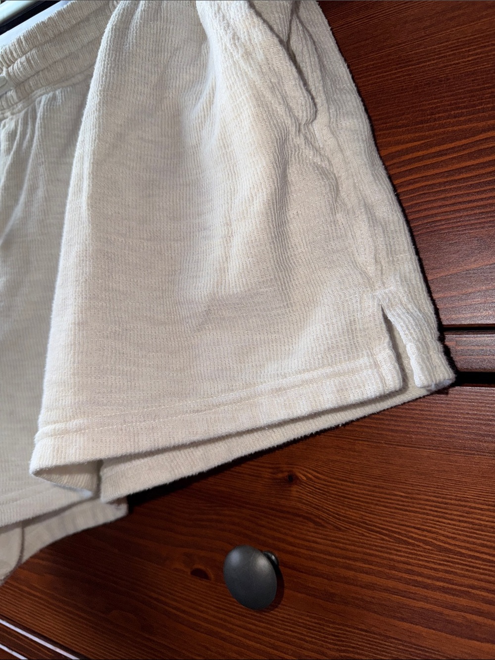 aerie Waffle Knit Lounge Shorts with Drawstring - Picture 3 of 5
